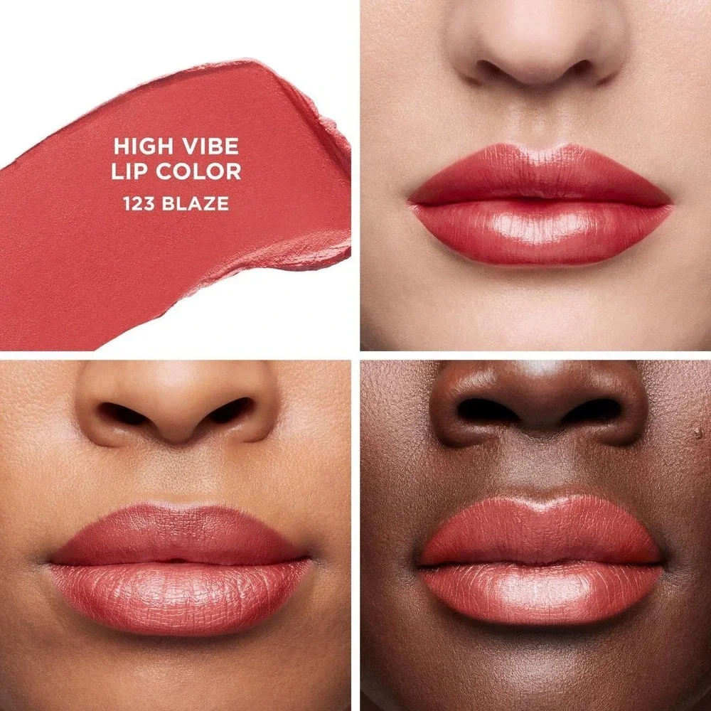 Laura Mercier‎ High Vibe Lip Color - 123 Blaze (Warm Pink) - NWB